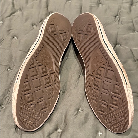 Converse Men's Charcoal and Tan Sneakers - Picture 6 of 6